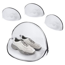 3 Pcs Laundry Bags, Shoe Washing Machine Bag, Trainer Washing Machine Bag, Washing Machine Bag, Shoe Bag for Washing Machine, Travel Reusable Laundry Wash Bag with Zips, for Shoes, Socks