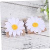 CIYODO Modern Banquet Napkin Holder 10pc Sunflower Napkin Rings Linen