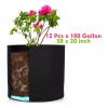 Vevor 6 Pzes Bolsas De Cultivo De Plantas 100 Galones