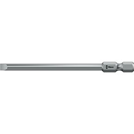 Wera Series 4 800/4 Z Sheet Metal Bit, Slotted 0.5mm x 3.0mm x 70mm blade, 1/4" Drive