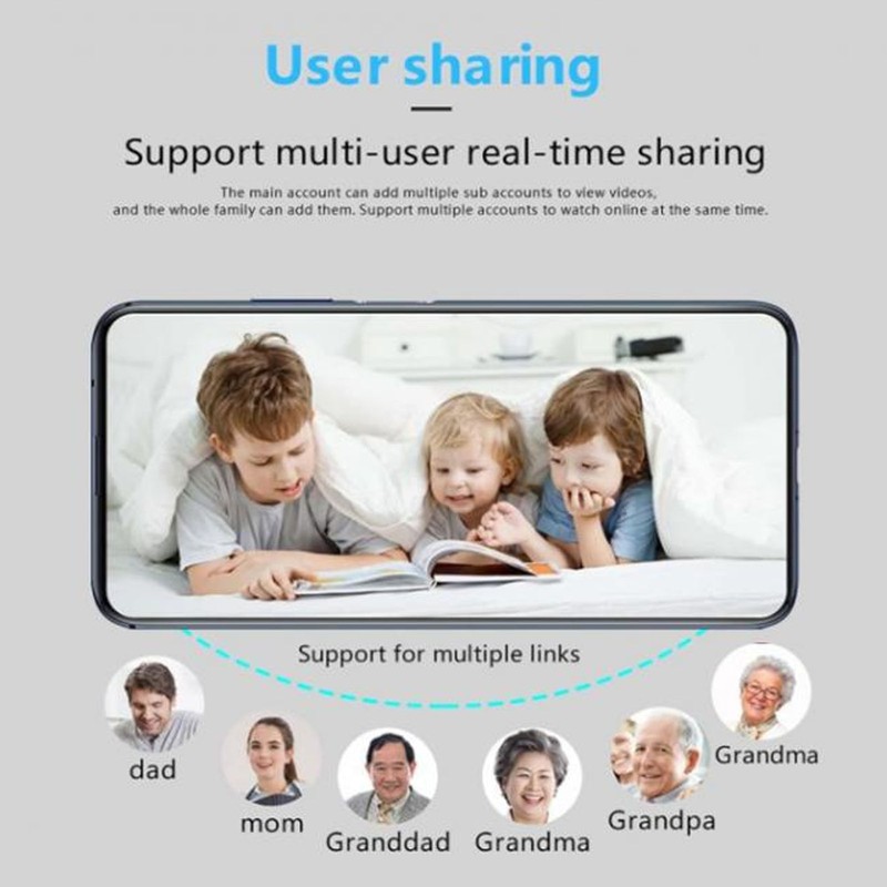 Mini WiFi Camera 1080P HD Night Vision Motion Detection Remote