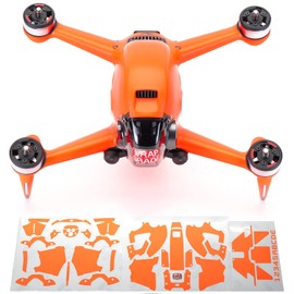 WRAPGRADE for DJI FPV Skin Seal (Neon Orange)