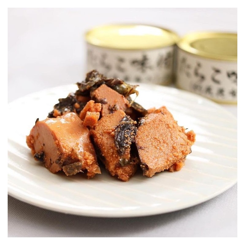 Stow Canned Cod Roe Flavored with Rishiri Kelp, 3.5 oz