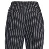 WINCO Chalk Stripe Chef Pants, Extra Large, Chalkstripe