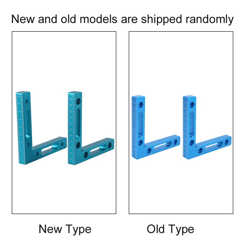 2Pcs/Set Aluminum Alloy Carpenter 90 Degree Right Angle Positioner Clamps
