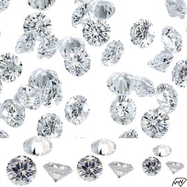 Loose Moissanite Sidestones Melee 1 Carat Pack – Brilliant Cut, VVS1 Clarity, Ideal for Engagement Rings, Earrings, Necklaces, Tennis Chains, Affordable Jewelry Gifts for Men & Women (4.00MM)