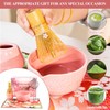 GAESHOW 7-teiliges Matcha Set, Rosa Kirschblüten Matcha Besen Set, 530