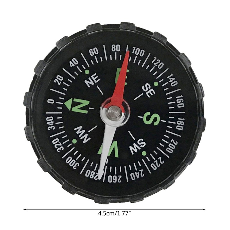ZHIZHOUNEY Waterproof Clear Cover Mini Sighting Compass Navigation Compass -