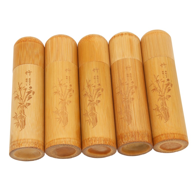 5pcs Pet Bamboo Urn Eco Friendly Memorial Small Urn for