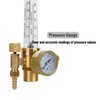 Argon Flowmeter Regulator, All Brass Argon Pressure Reducer Regulator Gas