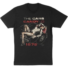 Control The Cars Candy-O Studio Album Cover 80's Rock And Roll Men's Tee CARS-CANDYV79 - Regular, 2XL