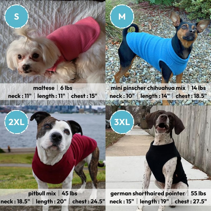 Gooby - Stretch Fleece Vest, Pullover Fleece Vest Jacket Sweater