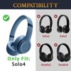 SOULWIT Earpads Cushions Replacement for Beats Solo 4 Wireless On-Ear