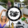 POXURIO 6GPM RV Water Pump, 70PSI 110V DC Fresh Water