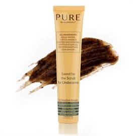 MUDMASKY Puro - Exfoliante Para Axilas. Exfoliante Y Mascarilla Desintoxicante Para Axilas. Elaborado Con 5 Ingredientes Naturales, Incluyendo Granos De Café Reciclados.