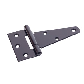 2 x T-Hinge / Cross Hangers 100 mm Fire Dip Galvanised Black Powder Coated