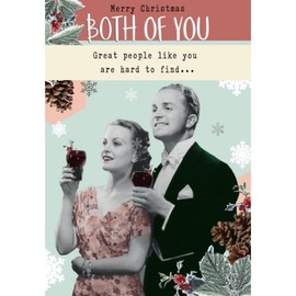Both Of You Christmas Card, Funny Christmas Card Both Of You, Funny Both Of you Christmas Card, Funny Both Of You Card For Christmas, Hard To Find Sober At Christmas