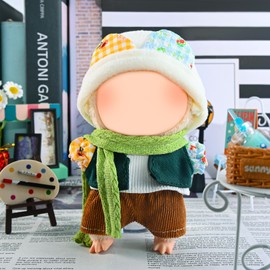 17cm Doll Clothes, Doll Clothing Outfit Set, Cute Accessories for Dolls, Doll Not Included, LBB-13