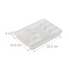 Relaxdays Cutlery Tray for Drawers, Set of 6, H x