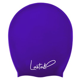 Long Hair Swim Cap - Swimming Caps for Women Men - Extra Large Swimming Caps Waterproof Silicone Swim Cap - Dreadlocks - Suits Recreational Swimmers (Bluebonnet Blue XL)