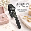 Ring Sizer with Magnifier for Finger Measuring – US/UK/EU/HK Size