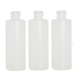 3PCS 400ml/13.3oz Clear Plastic Squeezable Tube Bottles Empty Travel Container with Flip Cap Leak proof CosmeticToiletries Lotion Cream Storage Dispenser for Facial Cleanser Shampoo Shower Gel
