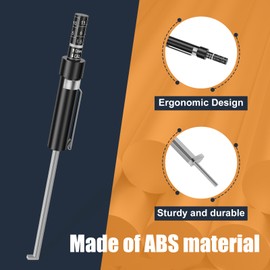 Car Brake Pad Thickness Gauge, Brake Pad Measuring Tool, Brake Pad Tester Pen, Brake Pad Tester Pen with Scale Brake Pad Gauge Auto Brake Measuring Tool for Internal External Brake Pad