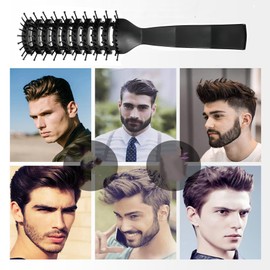 Vented Hair Brush, Vent Brushes with Ball Tipped Bristles Anti Static Detangling Brush, Lightweight Grip Hairbrush for Wet Short Curly Straight Wavy Hair