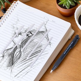 Retractable Eraser - Artists Drawing Erasing Accessories,Retractable 3.8mm Eraser Pen with 5 Refills for Kids Adults School Drafting Writing Drawing Sketching