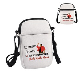 PWHAOO Indian Movie Inspired Gift Dating Shah Rukh K Makeup Bag Desi Cosmetic Bag Indian Hindi Movie Merch (Dating Shah Rukh K S C)