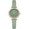 Comtex Fashionable Women's Analogue Quartz White Dial Wrist Watch, Green,