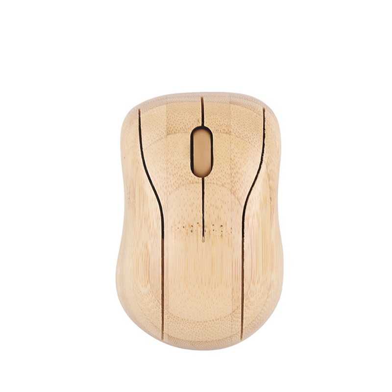Computer Wireless Devices 2.4GHz Wireless Connection Plug and Play Bamboo