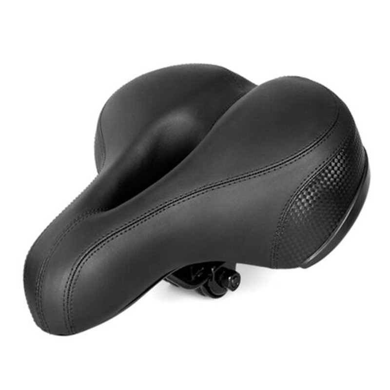 Poilee A012 Bicycle Saddle, Butt Painless, Shock Absorption, Perforation, Soft