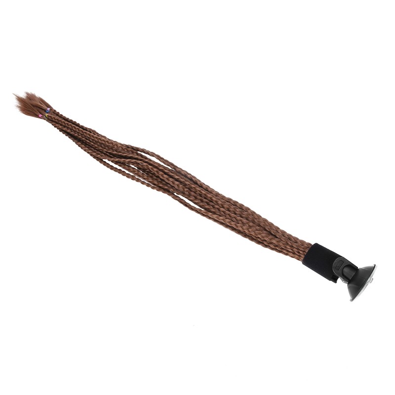 Colorful Stylish Motorcycle Helmet Ponytail Helmet Dreadlocks Braids with Suction