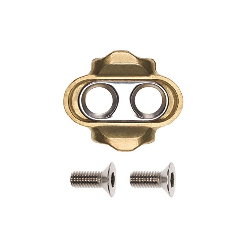 Crankbrothers Pedal Plates 2-Hole Premium, Gold, 10060