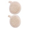 WOONEKY Bathing Balls 2pcs Mild Shower Balls Body Scrubber Exfoliating