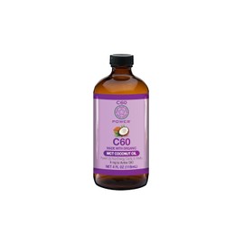 Aceite de coco MCT orgánico C60 Purple Power, Púrpura, 118,29 ml