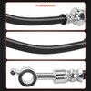 Frankberg 2 x Brake Hoses Rear Left Right Outer Compatible