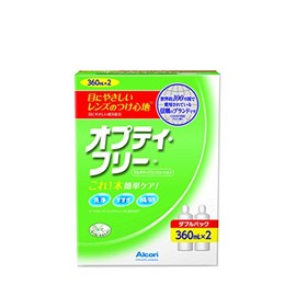 日本アルコン オプティ・フリー 洗浄・消毒・保存液(ソフト用) 360mLx2本パック 【医薬部外品】