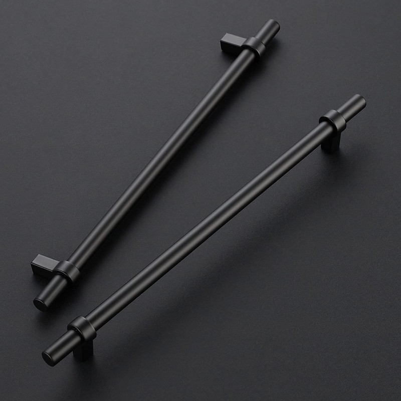 Ravinte 10 Pack 12-5/8 Inch Cabinet Pulls Matte Black Kitchen