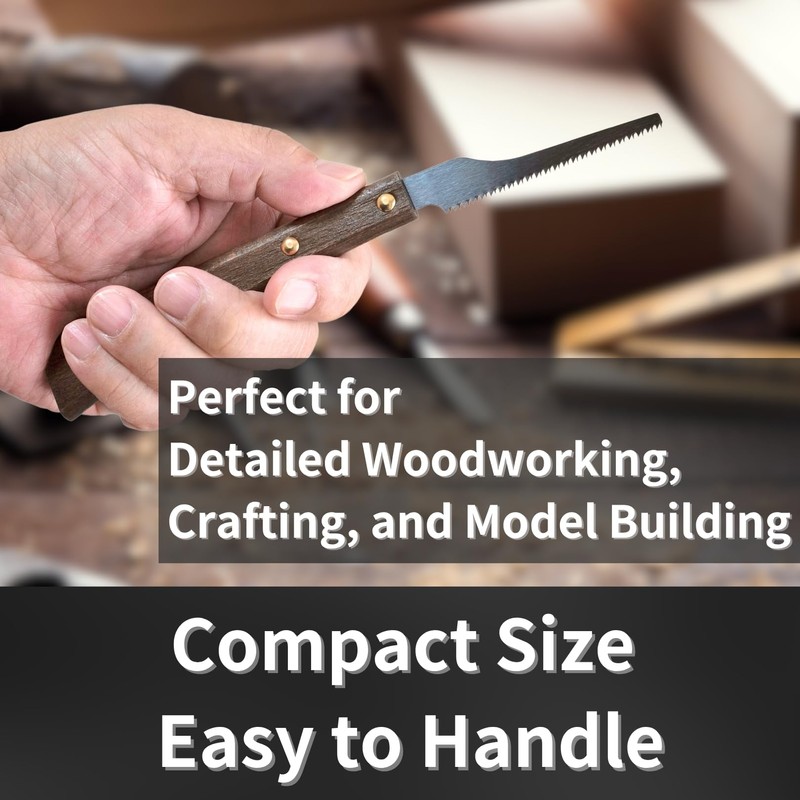 RANSHOU Mini Hand Saw 2.4" for Hobby & Crafts -