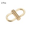 sourcing map Adjustable Metal Buckles for Chain Strap Bag, 2Pcs