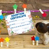 Pet Adoption Certificate, Adopt A Pet Party Favor, Ocean Animals