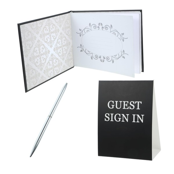 DOITOOL Memorial Guest Book for Funeral 1 Set Guest Registration