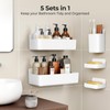 Orimade Shower Shelf No Drilling Shower Shelf Rustproof Pack of