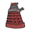 DW Red DALEK 3" Tall Embroidered Costume Patch