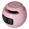 Multifunctional Bluetooth 5.0 Alarm Clock Speaker Rechargeable Ball Shape Portable