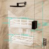 HapiRm Shower Caddy Hanging Organiser - 2 Tier Bathroom Caddy