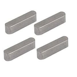 sourcing map Key Holder 304 Stainless Steel Round Ended 20 mm x 5 mm x 5 mm Pack of 4