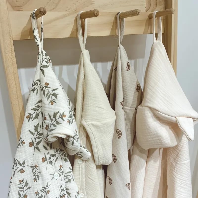 Organic Cotton Hooded Bath Towel (Tan)